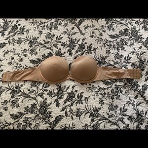 Victoria Secret nude push up bra (strapless)